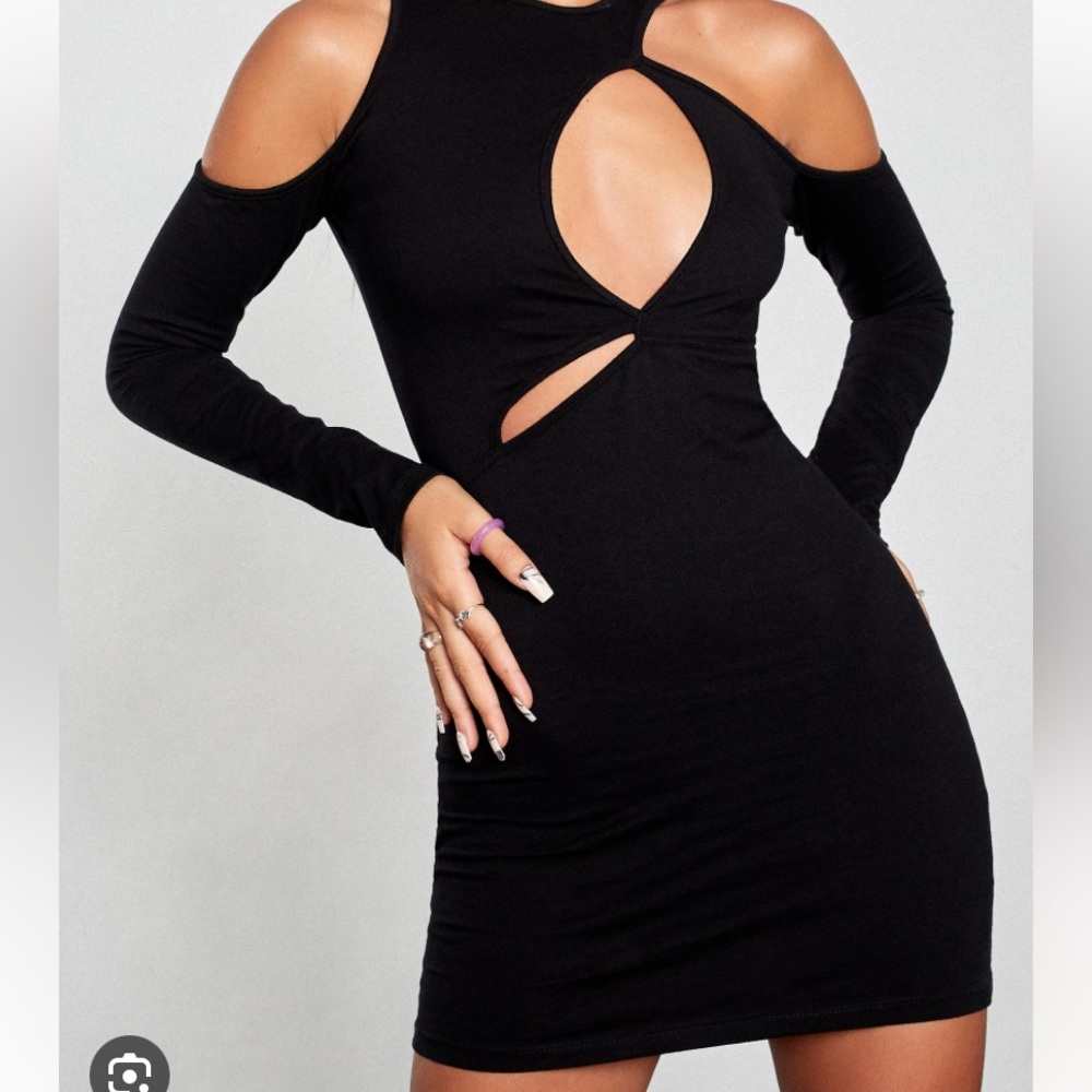 Motel rocks really flattering black dress